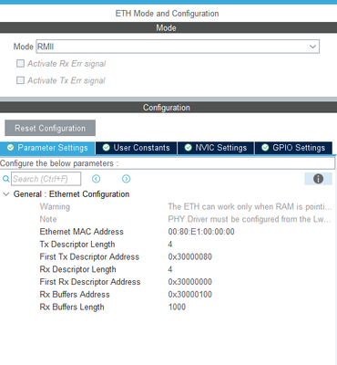 Solved: H723-Ethernet_LWIP Ping problem - STMicroelectronics Solved: H723-Ethernet_LWIP Ping problem - STMicroelectronics