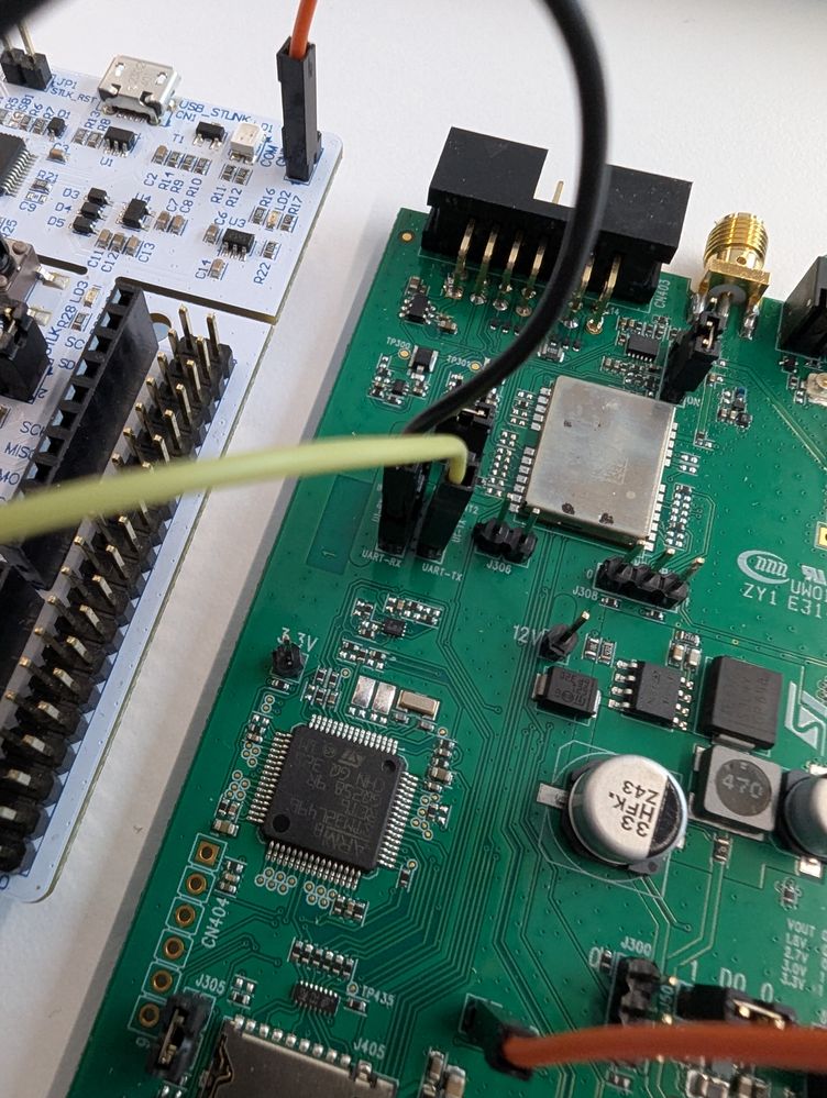 tx/rx on the gnss module