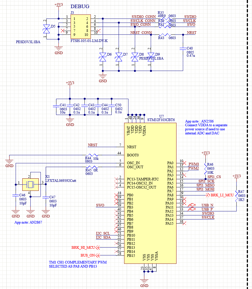 Solved: STM32F103CBT6 power consumption - STMicroelectronics Community
